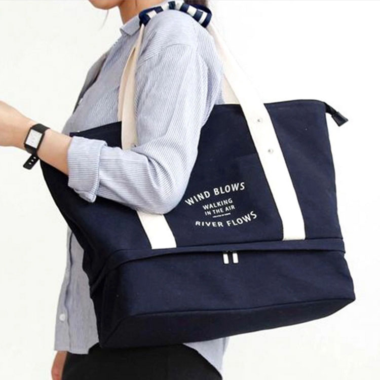 Heavy Duty Canvas Tote Bags with Zipper