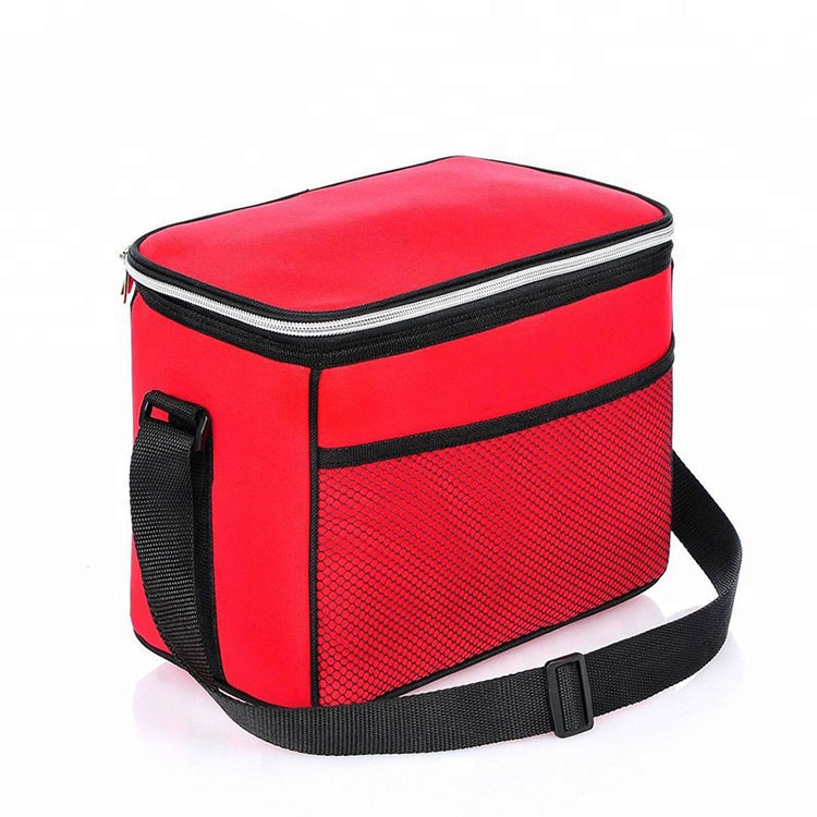 Red 600D Outdoor Travel Frozen Beer Cooler Bag
