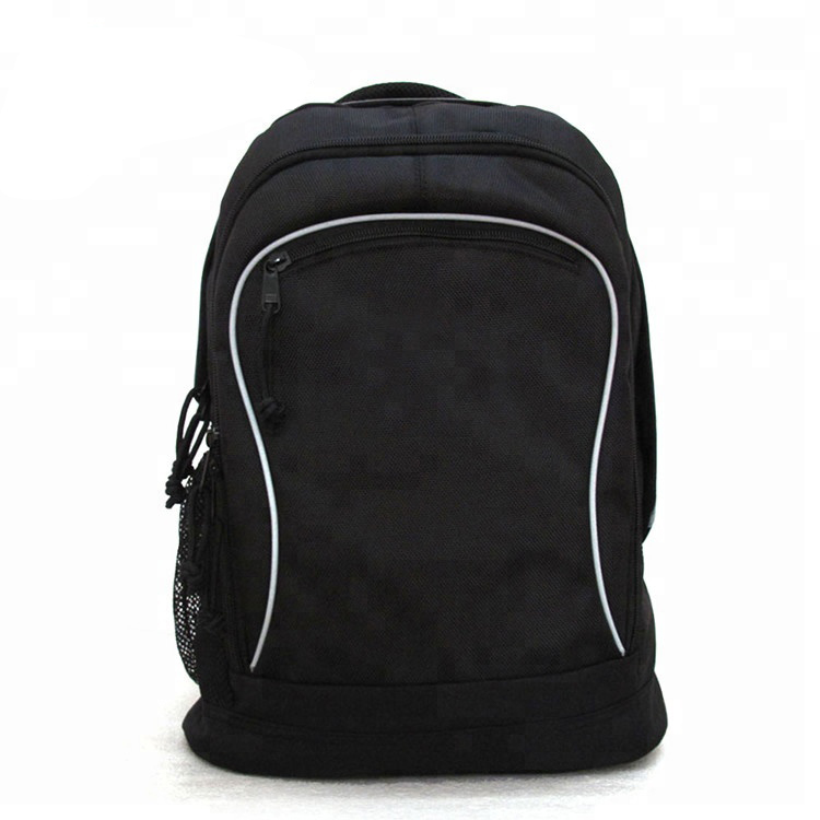 Polyester Black Laptop Backpack