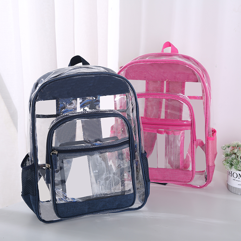 Wholesale Durable Waterproof Clear Backpack, Customizable YC Making
