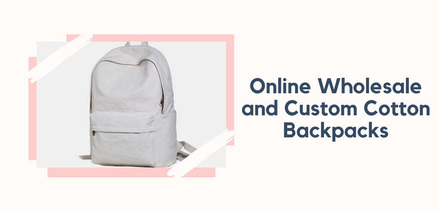 Pictures of wholesale cotton backpacks online