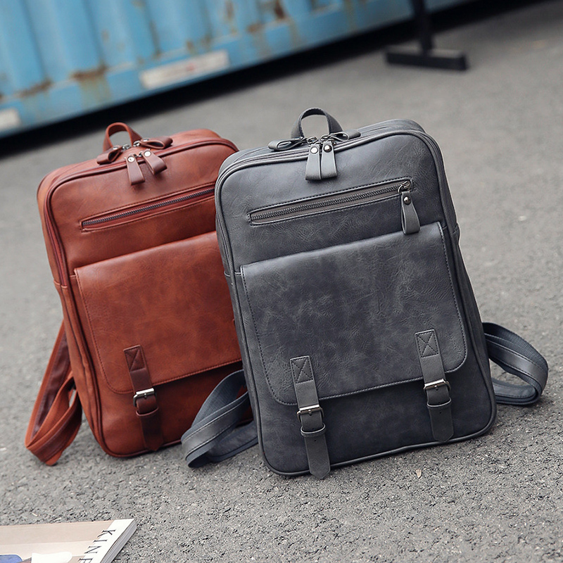 Ladies Leather Laptop Backpack