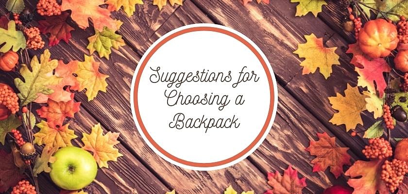 how to choose backpack size