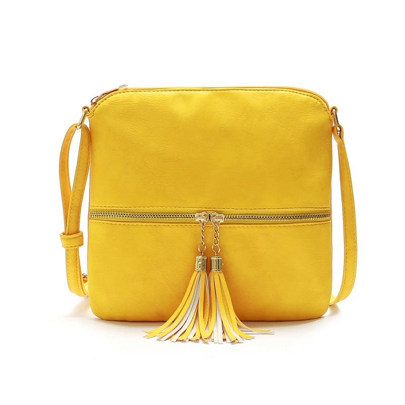 Wholesale Cheap Lightweight Medium Crossbody Bag With Tassel Ladies Luxury Handbags For Women Leather Handbags
