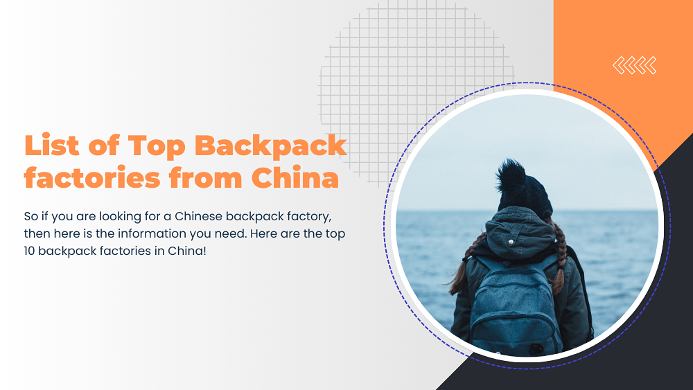 china mini backpack factories List of Top 10 Backpack Factories from China in 2026