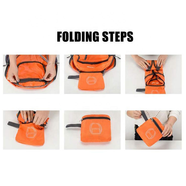  Nylon Travel Foldable Backpack