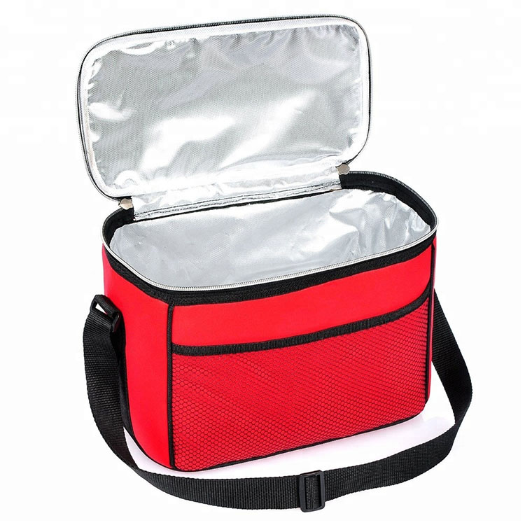Red 600D Outdoor Travel Frozen Beer Cooler Bag