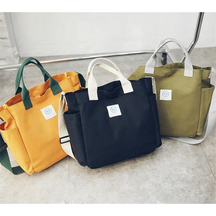 Stylish Canvas Tote Bags with Long Straps