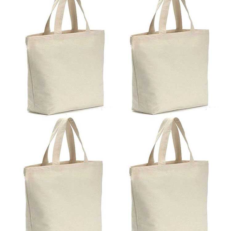 Custom Logo Canvas Tote Bags