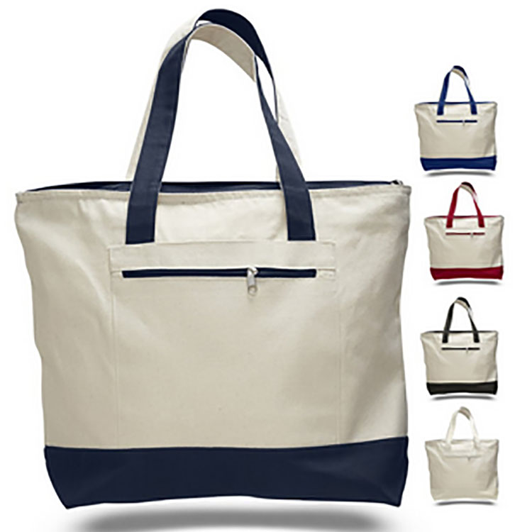 Large Plain Canvas Tote Bags