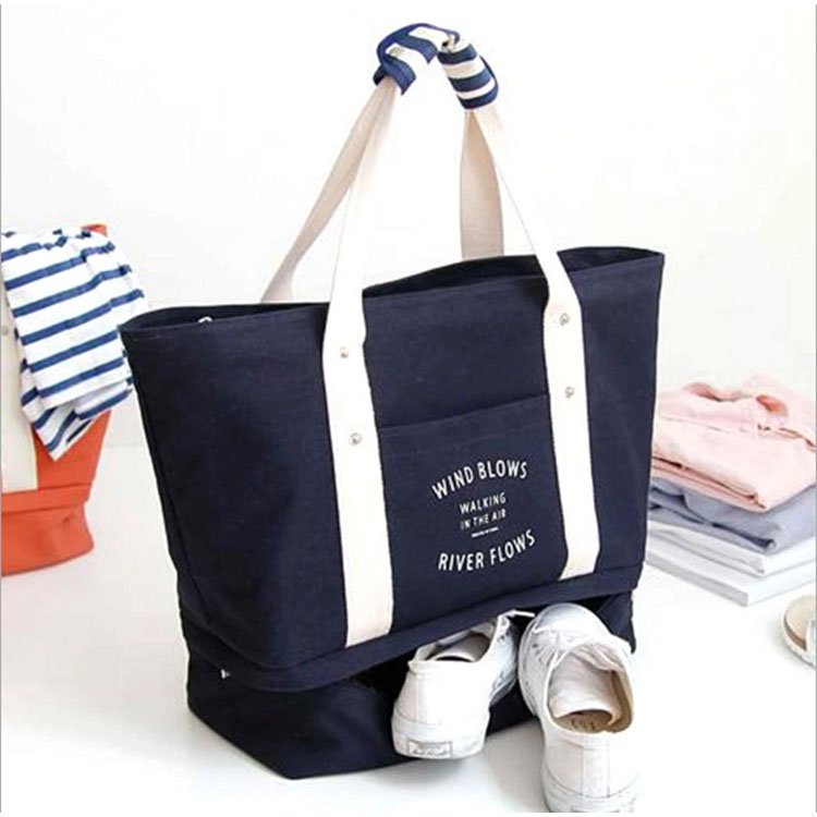 Heavy Duty Canvas Tote Bags with Zipper